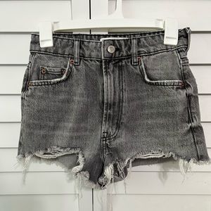 Zara Relaxed Fit Denim Jean Shorts